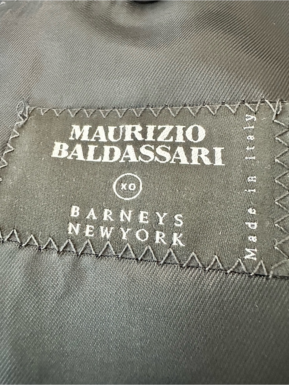 Maurizio Baldassari Zignone Wool Dark Navy Blue Men’s Blazer Size 46S - Picture 6 of 9